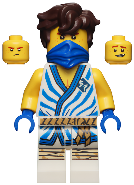 Минифигурка Lego Jay - Legacy, White Tunic with Blue Trim and Stripes njo648 N